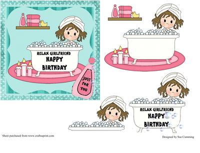 Bubbly Birthday Girl - Pink