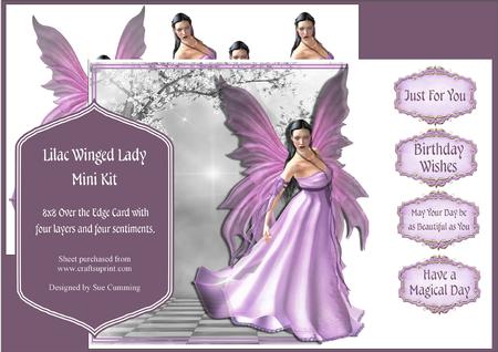 Lilac Winged Lady - Over the Edge