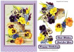 A Pot of Pansies
