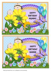 Happy Birthday Mummy/nannie