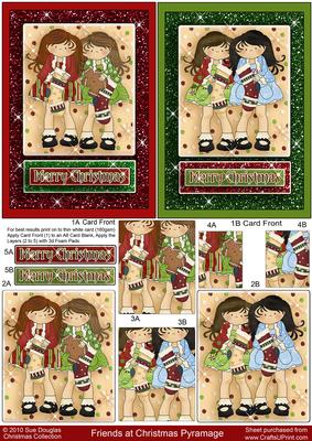 Friends at Christmas Pyramage