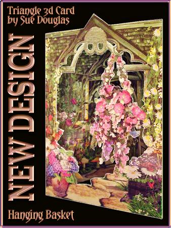 Hanging Basket Triangle 3D Card Kit