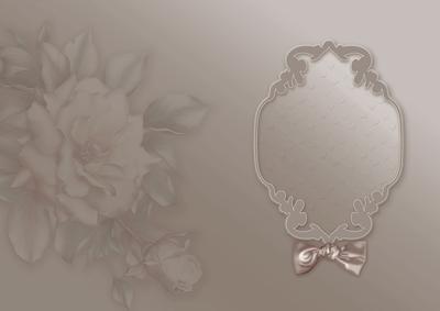 Taupe Butterflies and Roses Matching A5 Insert