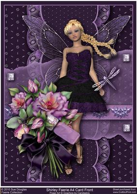 Shirley Faerie A4 Card Front