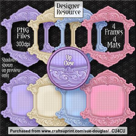 Designer Resource - Panels and Frames - Set 2 Cu4cu