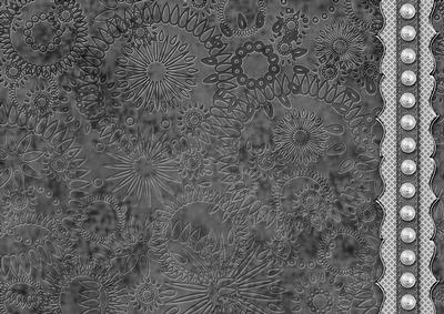 Grey Tooled Leather Backing Paper