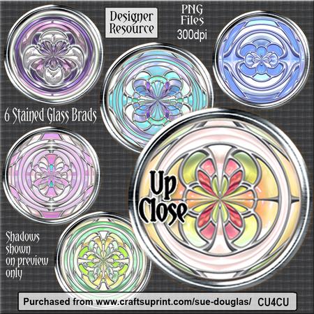 Designer Resource - Stained Glass Brads