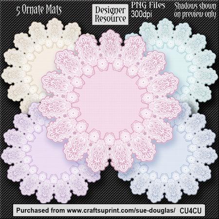 Designer Resource - Ornate Mats