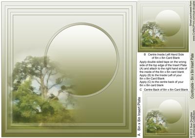 Countryside - 8in x 8in Insert Plate