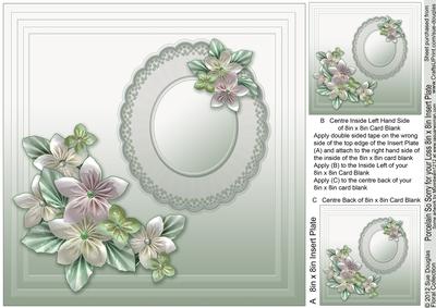 Porcelain So Sorry for Your Loss - 8in x 8in Insert Plate