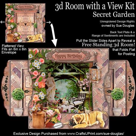 3D Room with a View - Secret Garden