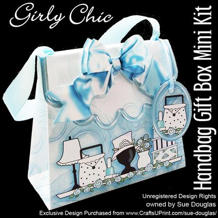 Handbag Gift Box Girly Chic