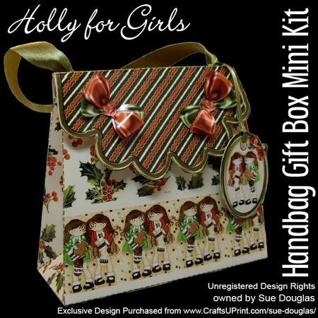Handbag Gift Box Holly for Girls
