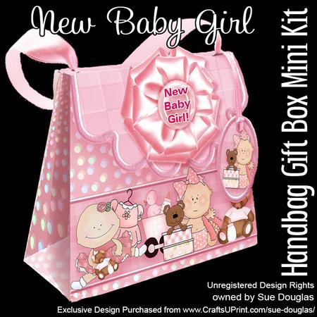 Handbag Gift Box New Baby Girl