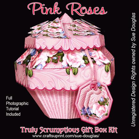 Truly Scrumptious Gift Box Pink Roses