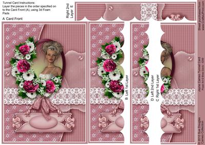 Jayne Cameo Pink, Tunnel Card Sheet
