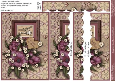 Coughton Court Plum, Tunnel Card Sheet