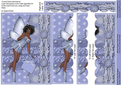 Maria Faerie Blue, Tunnel Card Sheet