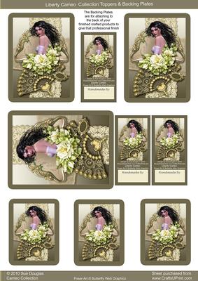 Liberty Cameo Taupe, Toppers Sheet