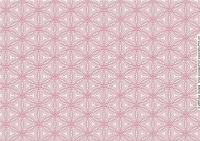 Vintage Pink Roses - Backing Paper 1 Sheet