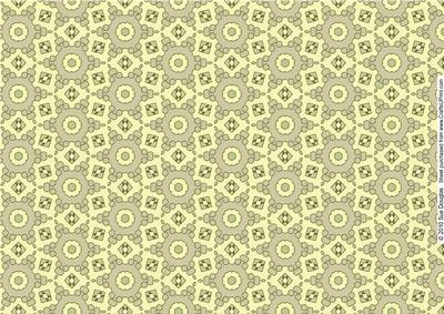 Vintage Cream Roses Backing Paper 1 Sheet