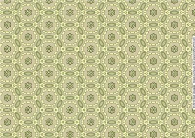 Vintage Cream Roses Backing Paper 3 Sheet