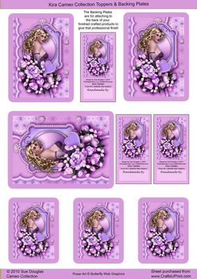 Kira Cameo Lilac Toppers Sheet