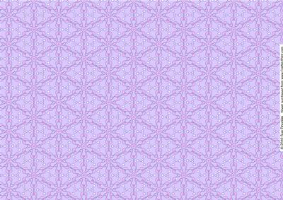 Lilac Roses in a Silver Frame Backing Paper 3 Sheet