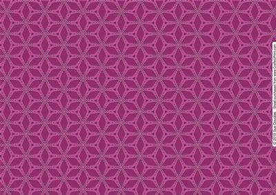 Pink Tulips Bouquet on a Mat Backing Paper 1 Sheet