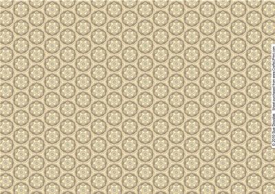 White Roses on a Lace Fan Backing Paper 1