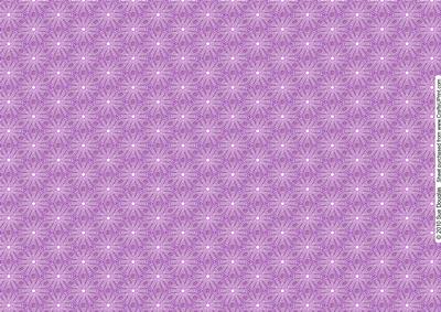 Lavender Bouquet on a Lace Mat Backing Paper 3