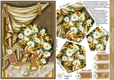 A Gift of Daisies Polygon Pyramage