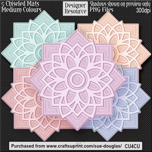 Designer Resource – Chiseled Mats Medium Colours CU4CU