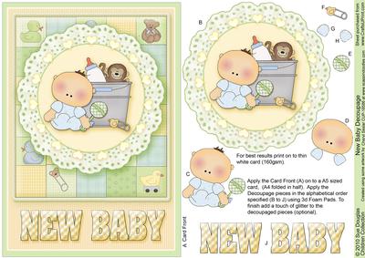 New Baby Step by Step, Decoupage