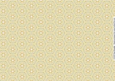 Cream Rose Hearts Bouquet, Backing Paper-1