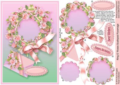 Ring O’ Roses Scalloped Pyramage