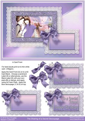 The Sharing of a Secret Decoupage
