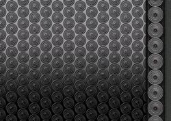 Charcoal Shield Embossed with Border Backing Paper