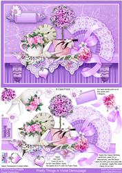 Pretty Things in Violet Decoupage