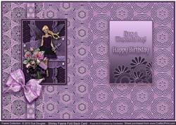 Shirley Faerie Fold Back Birthday Card