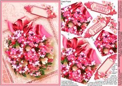 Strawberries and Cream Pomander Bouquet Polygon