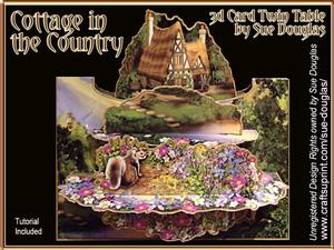 3D Card Kit Twin Table Cottage in the Country