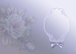 Lilac Butterflies and Roses Matching A5 Insert