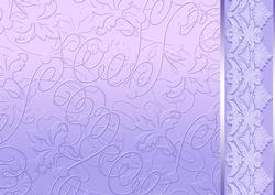 Lilac Embossed with Lacey Border Backing Paper