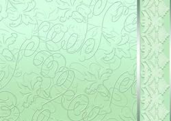 Pale Green Embossed with Lacey Border Backing Paper