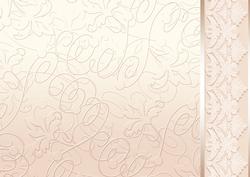 Cream Embossed with Lacey Border Backing Paper