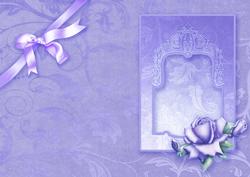 Lilac Roses A5 Portrait Insert