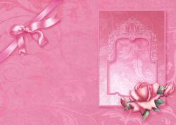Cool Pink Roses A5 Portrait Insert