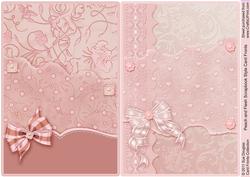 Peach and Flesh Scrapbook Style Card Fronts