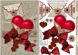 Hearts Galore Decoupage, Anniversary